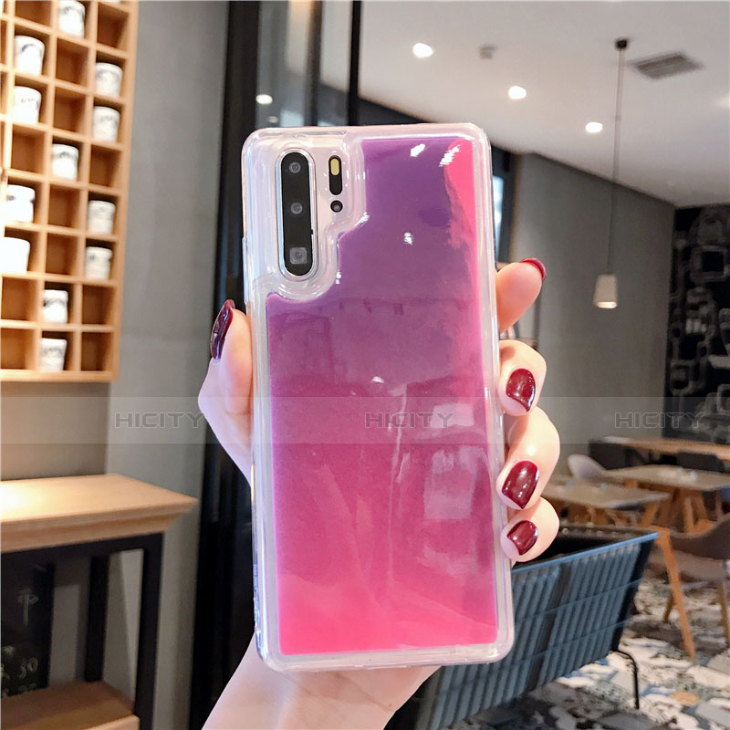 Coque Ultra Fine Silicone Souple Housse Etui C01 pour Huawei P30 Pro Rose Rouge Plus