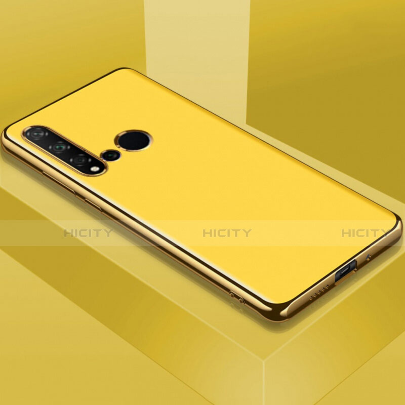 Coque Ultra Fine Silicone Souple Housse Etui C02 pour Huawei P20 Lite (2019) Jaune Plus