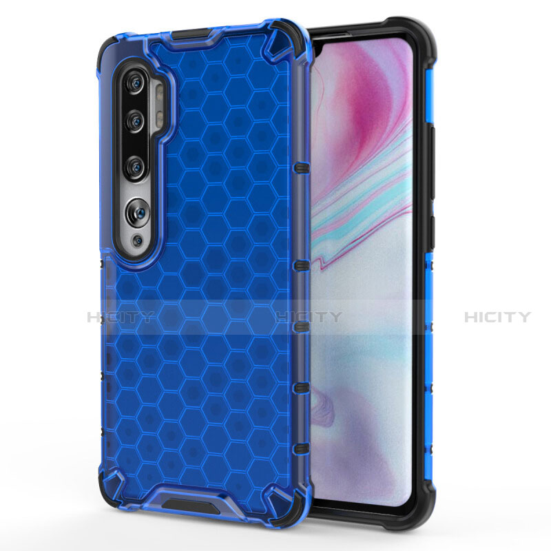 Coque Ultra Fine Silicone Souple Housse Etui C02 pour Xiaomi Mi Note 10 Pro Bleu Plus