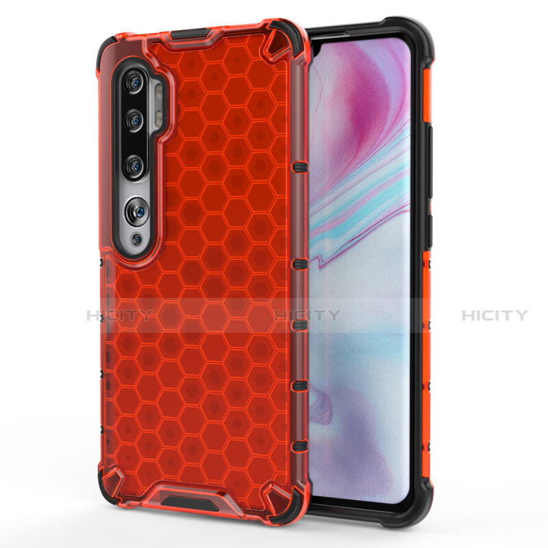 Coque Ultra Fine Silicone Souple Housse Etui C02 pour Xiaomi Mi Note 10 Pro Rouge Plus