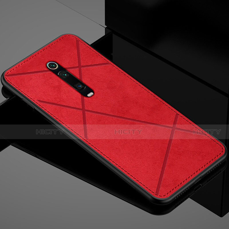 Coque Ultra Fine Silicone Souple Housse Etui C03 pour Xiaomi Mi 9T Pro Rouge Plus