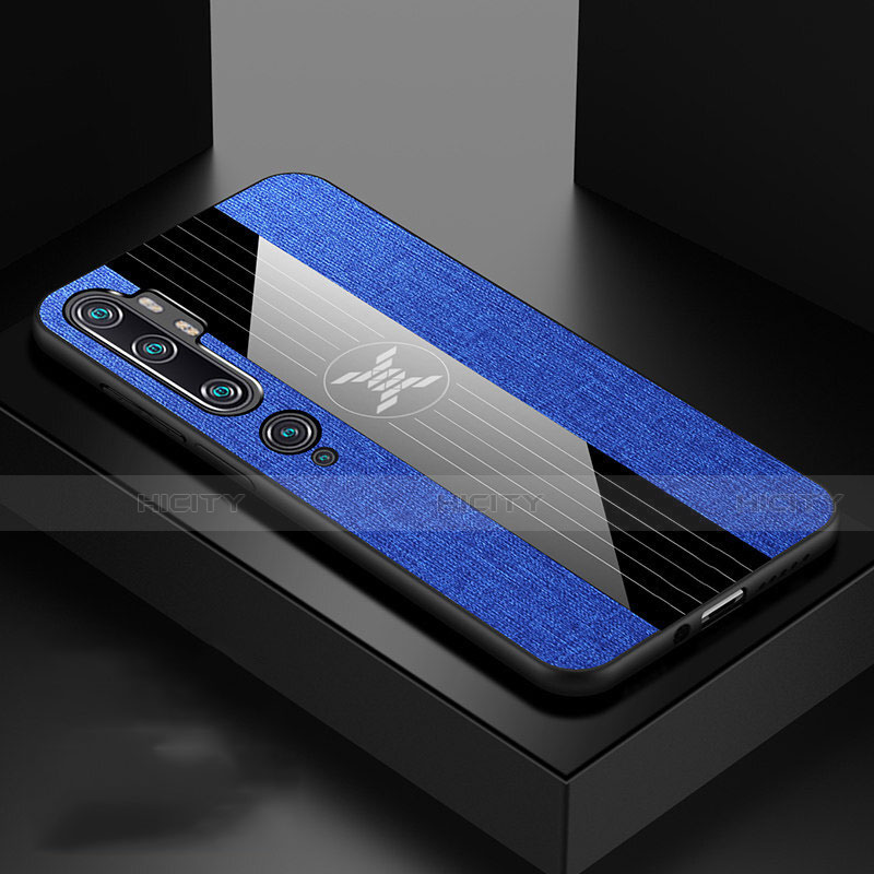 Coque Ultra Fine Silicone Souple Housse Etui C03 pour Xiaomi Mi Note 10 Bleu Plus