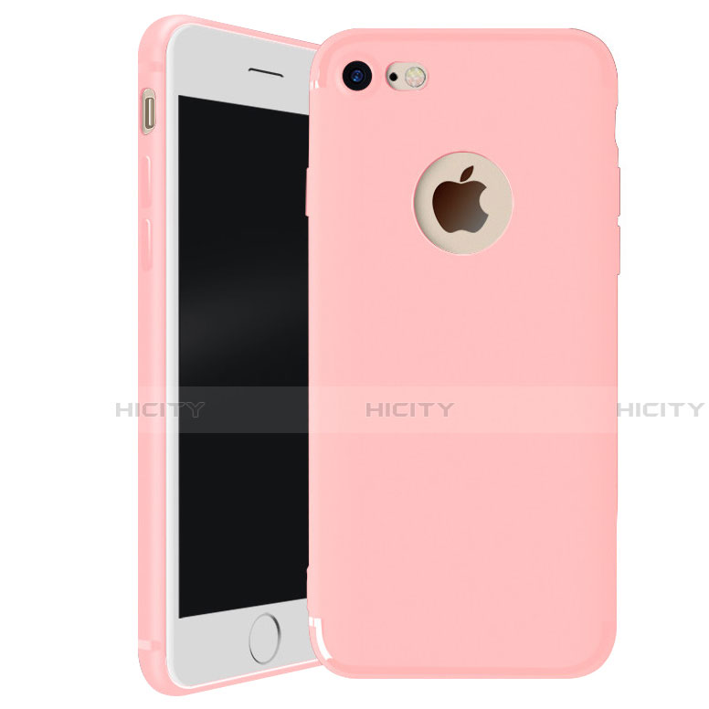 Coque Ultra Fine Silicone Souple Housse Etui H01 pour Apple iPhone SE (2020) Rose Plus