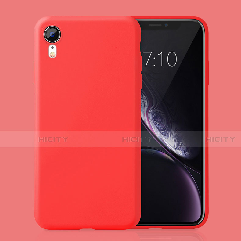 Coque Ultra Fine Silicone Souple Housse Etui HC01 pour Apple iPhone XR Rouge Plus