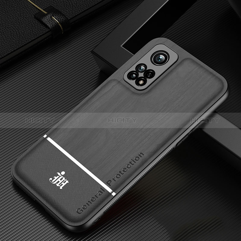 Coque Ultra Fine Silicone Souple Housse Etui JM1 pour Xiaomi Mi 10T 5G Noir Plus