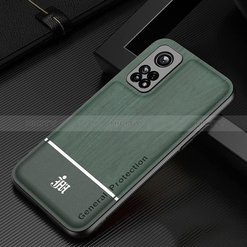 Coque Ultra Fine Silicone Souple Housse Etui JM1 pour Xiaomi Mi 10T 5G Vert Plus