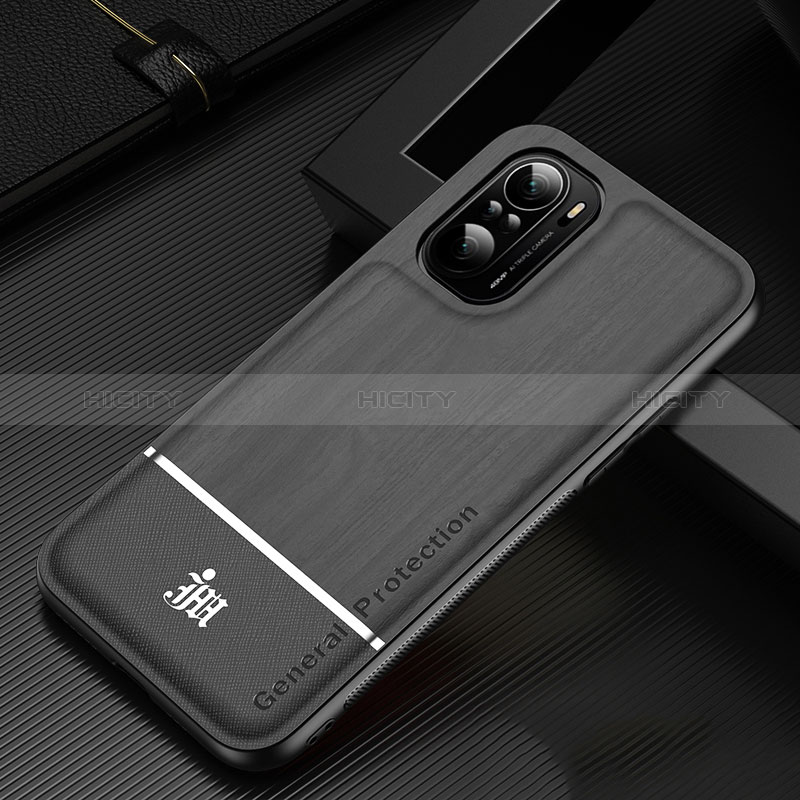 Coque Ultra Fine Silicone Souple Housse Etui JM1 pour Xiaomi Poco F3 5G Noir Plus