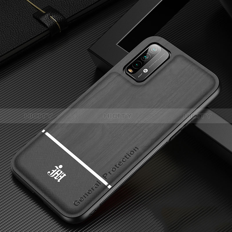 Coque Ultra Fine Silicone Souple Housse Etui JM1 pour Xiaomi Redmi 9 Power Noir Plus