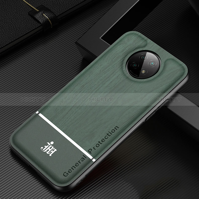 Coque Ultra Fine Silicone Souple Housse Etui JM1 pour Xiaomi Redmi Note 9 5G Vert Plus