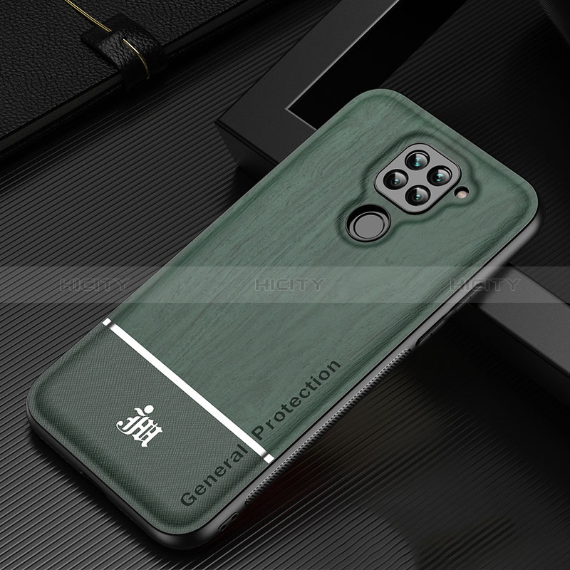 Coque Ultra Fine Silicone Souple Housse Etui JM1 pour Xiaomi Redmi Note 9 Vert Plus