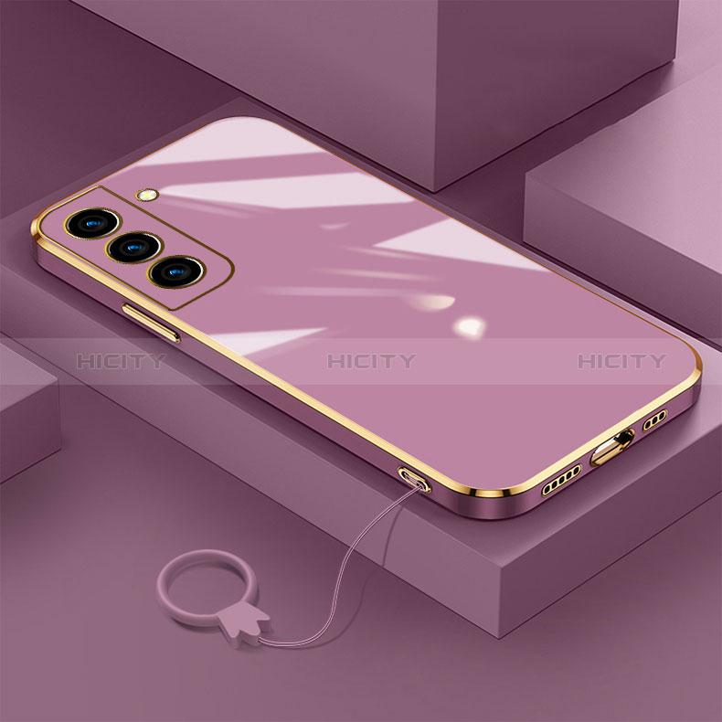 Coque Ultra Fine Silicone Souple Housse Etui M01 pour Samsung Galaxy S24 Plus 5G Violet Plus