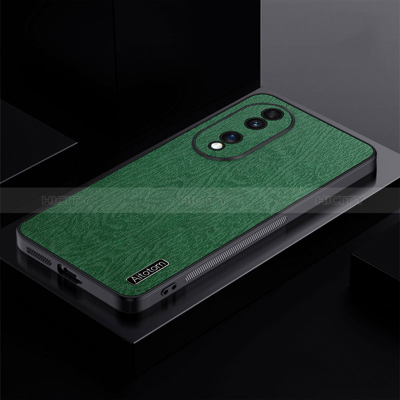 Coque Ultra Fine Silicone Souple Housse Etui PB1 pour Huawei Honor 70 5G Vert Plus