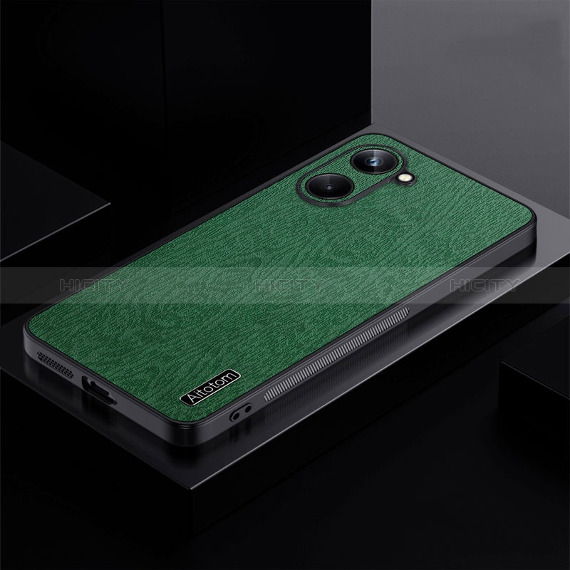 Coque Ultra Fine Silicone Souple Housse Etui PB1 pour Realme 10 Pro 5G Vert Plus