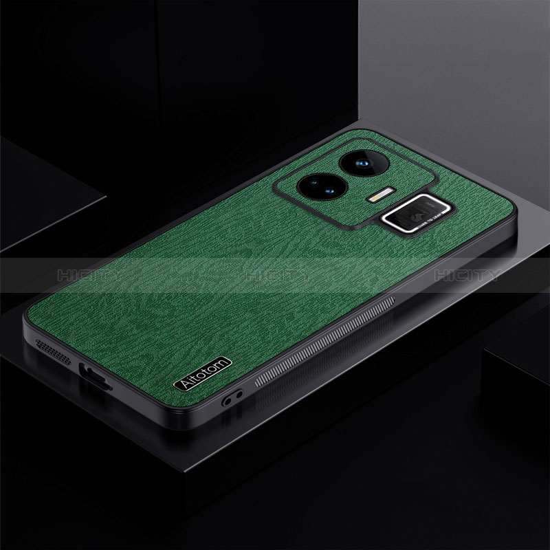 Coque Ultra Fine Silicone Souple Housse Etui PB1 pour Realme GT5 5G Vert Plus