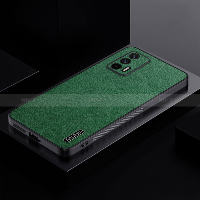 Coque Ultra Fine Silicone Souple Housse Etui PB1 pour Realme Q3 Pro 5G Vert Plus