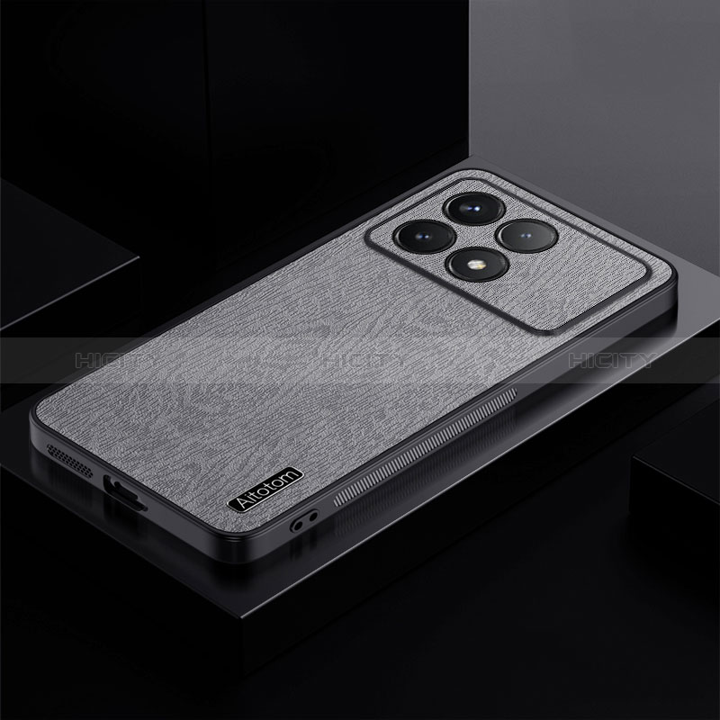 Coque Ultra Fine Silicone Souple Housse Etui PB1 pour Xiaomi Redmi K70 5G Gris Plus