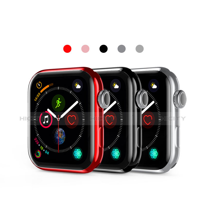 Coque Ultra Fine Silicone Souple Housse Etui S01 pour Apple iWatch 4 40mm Plus