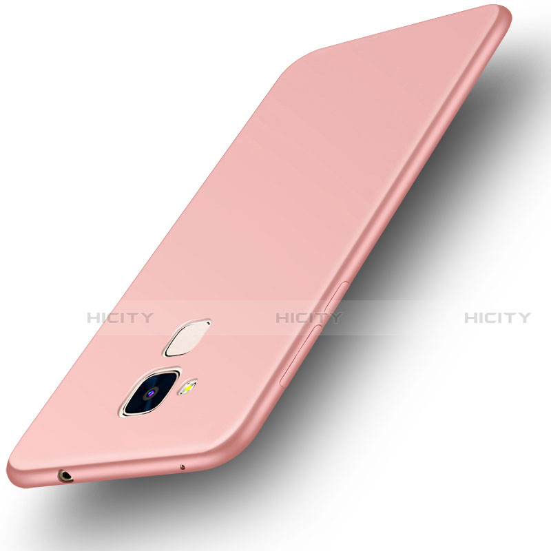 Coque Ultra Fine Silicone Souple Housse Etui S01 pour Huawei GR5 Mini Or Rose Plus