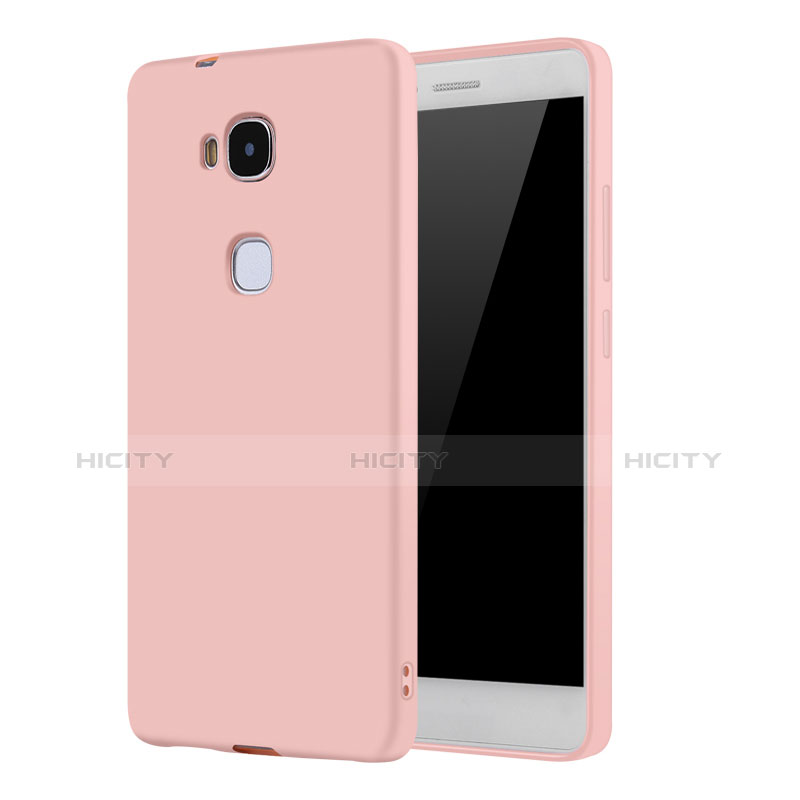 Coque Ultra Fine Silicone Souple Housse Etui S01 pour Huawei Honor 5X Or Rose Plus