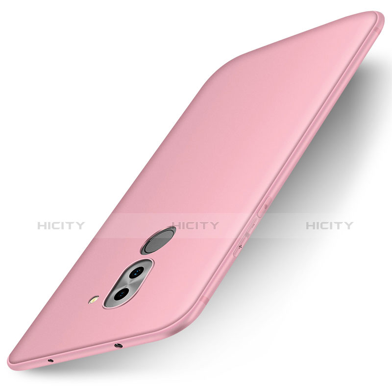 Coque Ultra Fine Silicone Souple Housse Etui S01 pour Huawei Honor 6X Pro Rose Plus