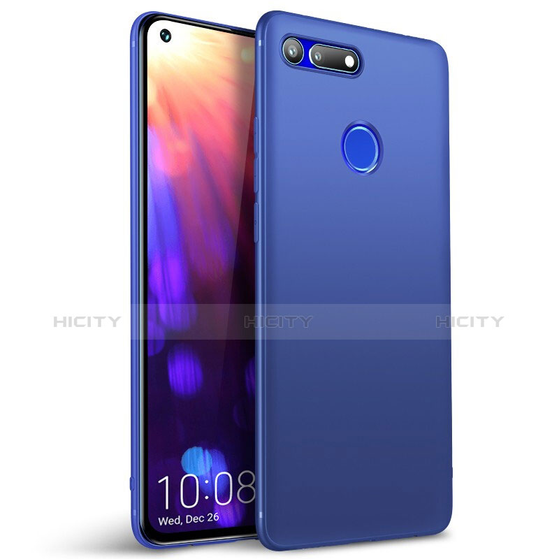 Coque Ultra Fine Silicone Souple Housse Etui S01 pour Huawei Honor View 20 Bleu Plus