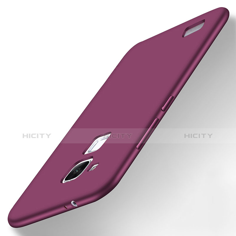 Coque Ultra Fine Silicone Souple Housse Etui S01 pour Huawei Mate 7 Violet Plus