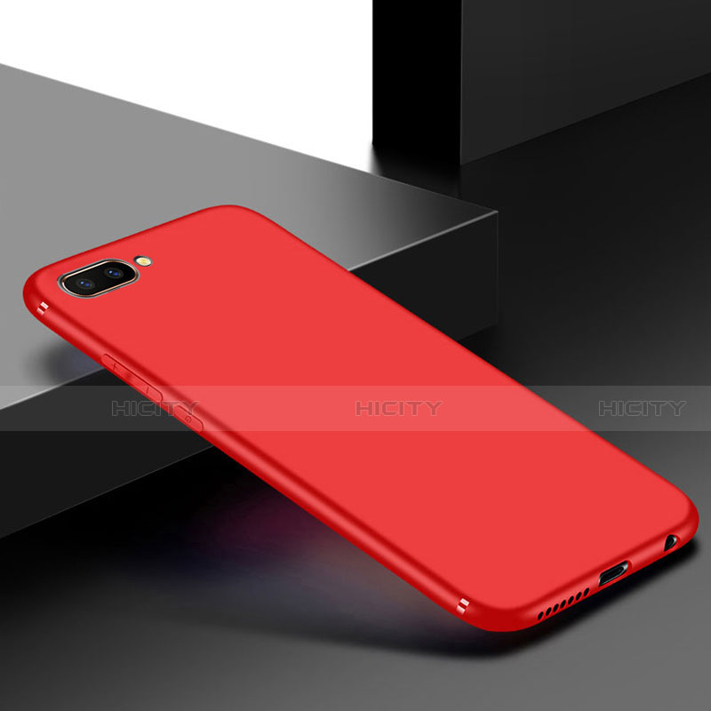 Coque Ultra Fine Silicone Souple Housse Etui S01 pour Oppo A12e Rouge Plus