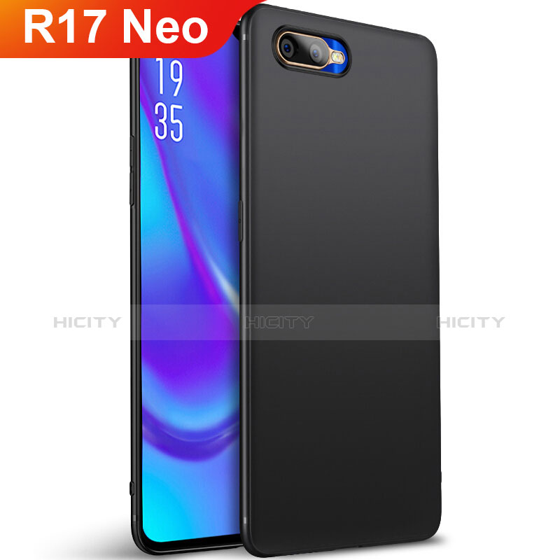 Coque Ultra Fine Silicone Souple Housse Etui S01 pour Oppo R17 Neo Noir Plus