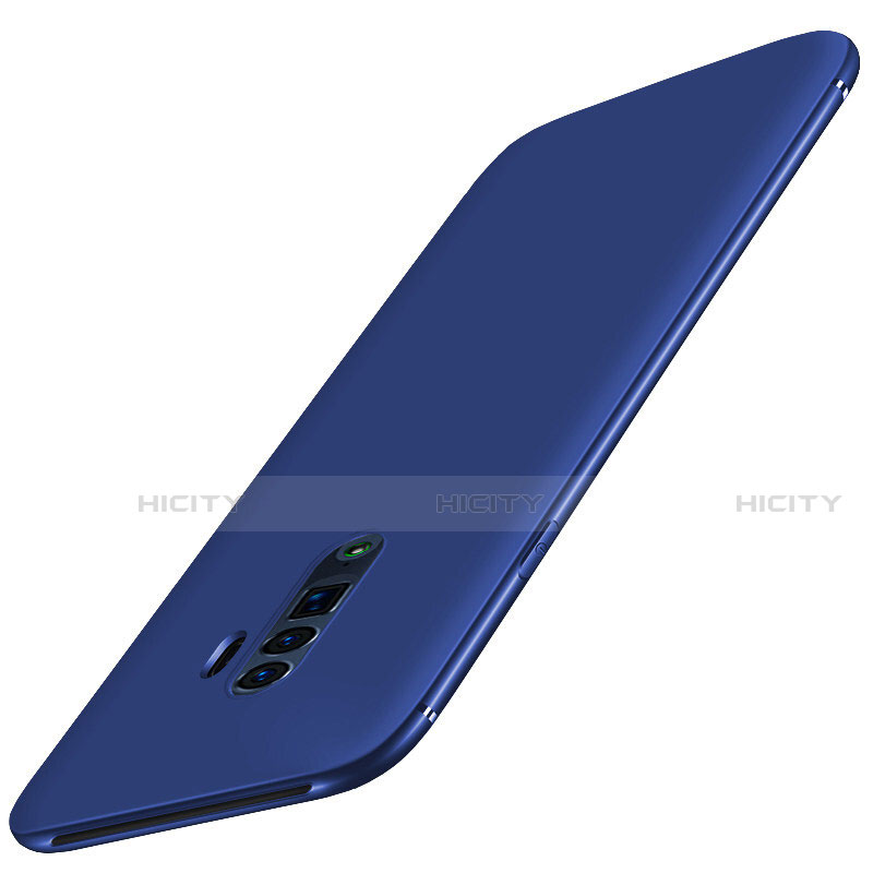 Coque Ultra Fine Silicone Souple Housse Etui S01 pour Oppo Reno 10X Zoom Bleu Plus