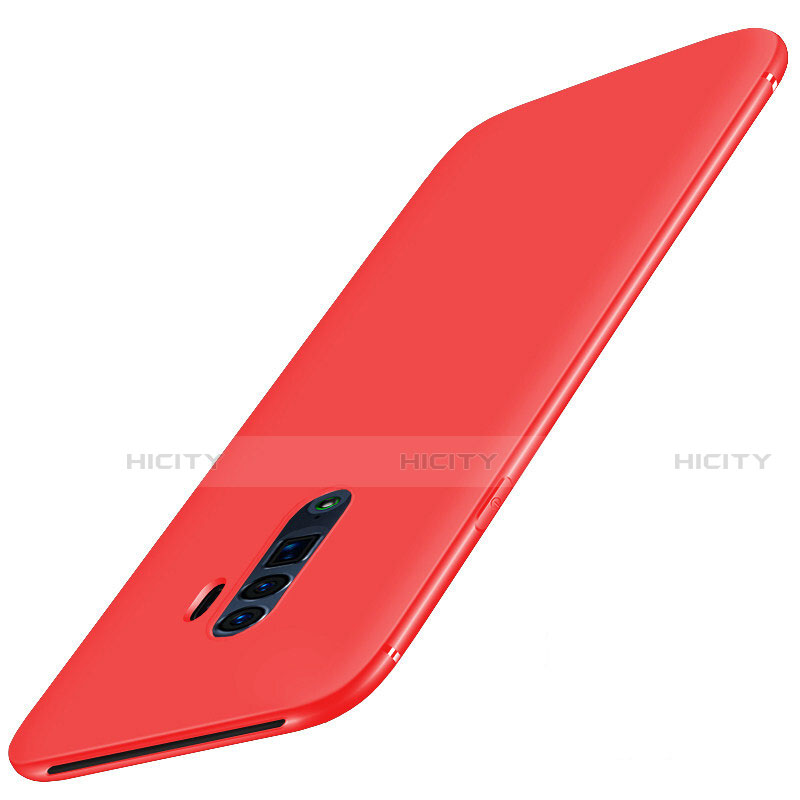 Coque Ultra Fine Silicone Souple Housse Etui S01 pour Oppo Reno 10X Zoom Rouge Plus