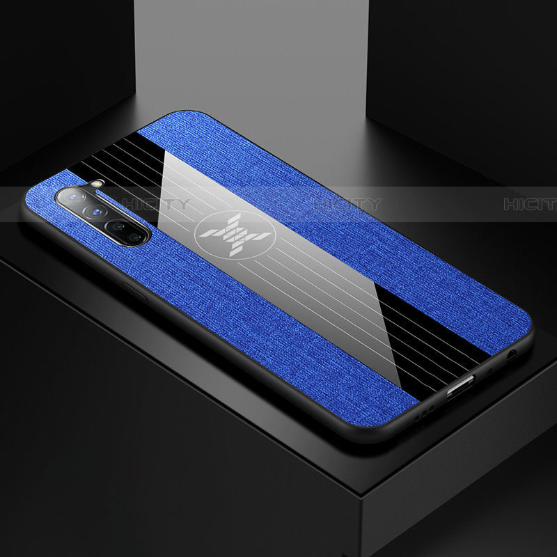 Coque Ultra Fine Silicone Souple Housse Etui S01 pour Oppo Reno3 Bleu Plus