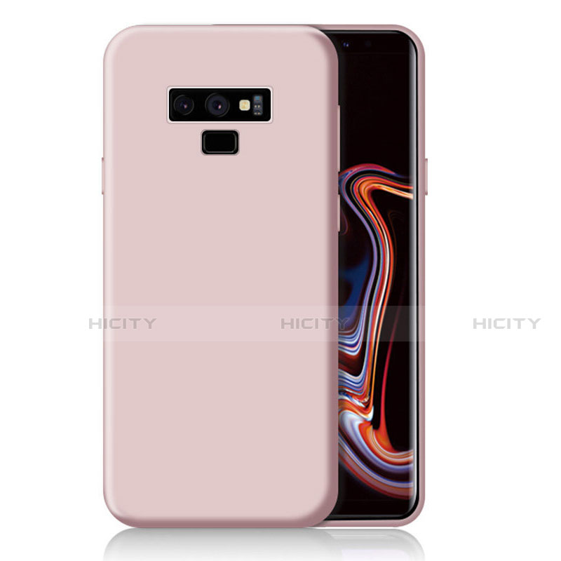 Coque Ultra Fine Silicone Souple Housse Etui S01 pour Samsung Galaxy Note 9 Or Rose Plus