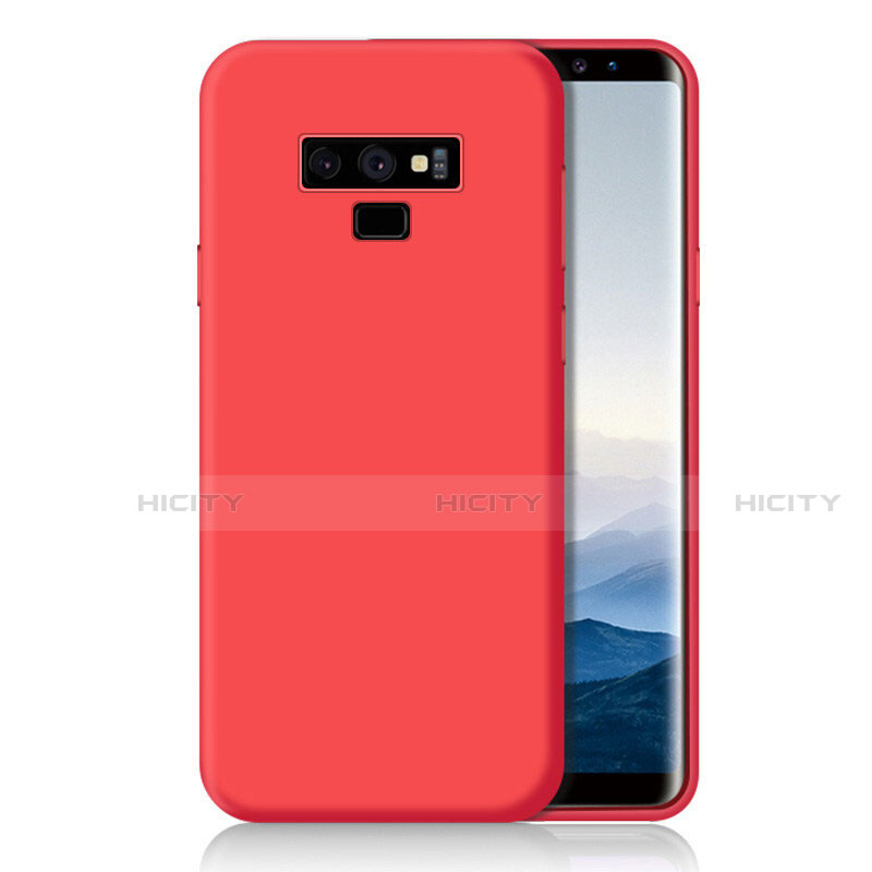 Coque Ultra Fine Silicone Souple Housse Etui S01 pour Samsung Galaxy Note 9 Rouge Plus