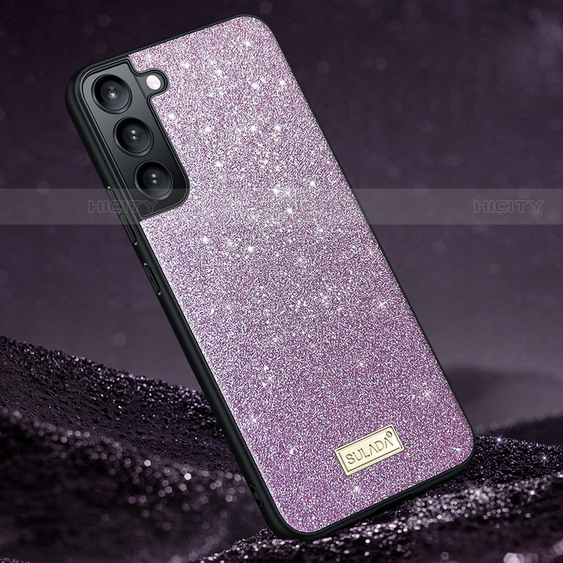 Coque Ultra Fine Silicone Souple Housse Etui S01 pour Samsung Galaxy S22 Plus 5G Violet Plus