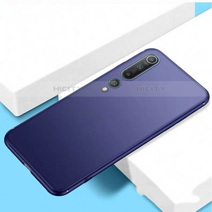 Coque Ultra Fine Silicone Souple Housse Etui S01 pour Xiaomi Mi 10 Bleu Plus