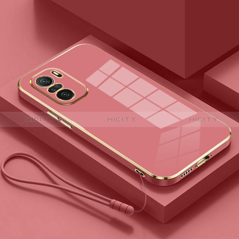 Coque Ultra Fine Silicone Souple Housse Etui S01 pour Xiaomi Mi 11X 5G Rouge Plus