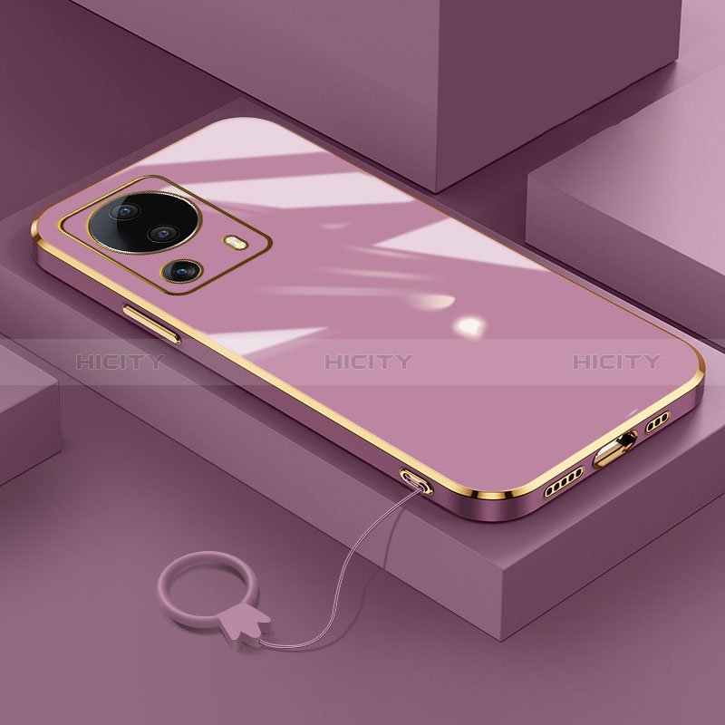 Coque Ultra Fine Silicone Souple Housse Etui S01 pour Xiaomi Mi 12 Lite NE 5G Violet Plus