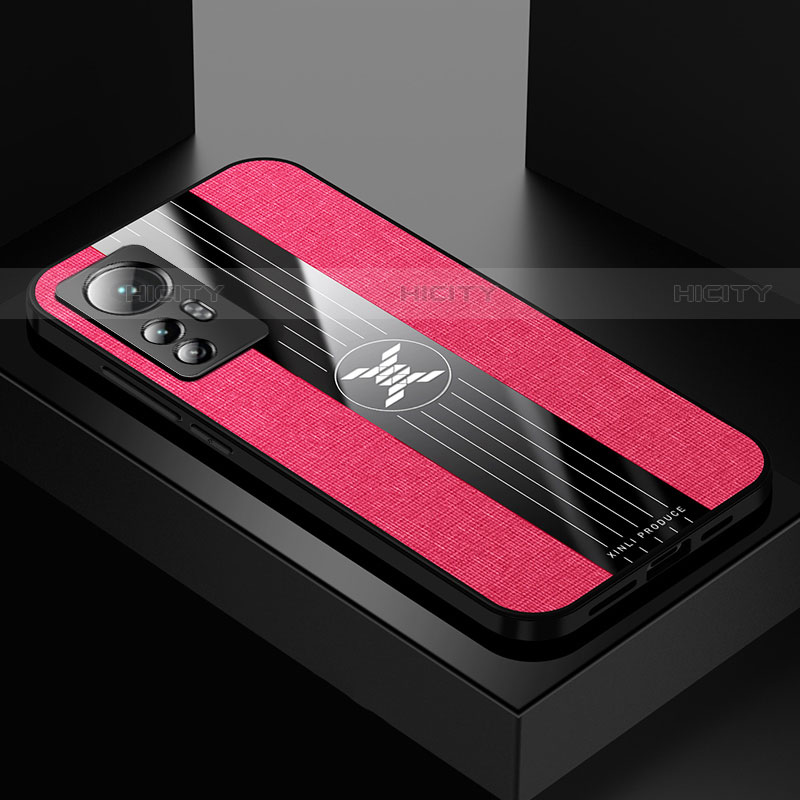 Coque Ultra Fine Silicone Souple Housse Etui S01 pour Xiaomi Mi 12 Pro 5G Rouge Plus