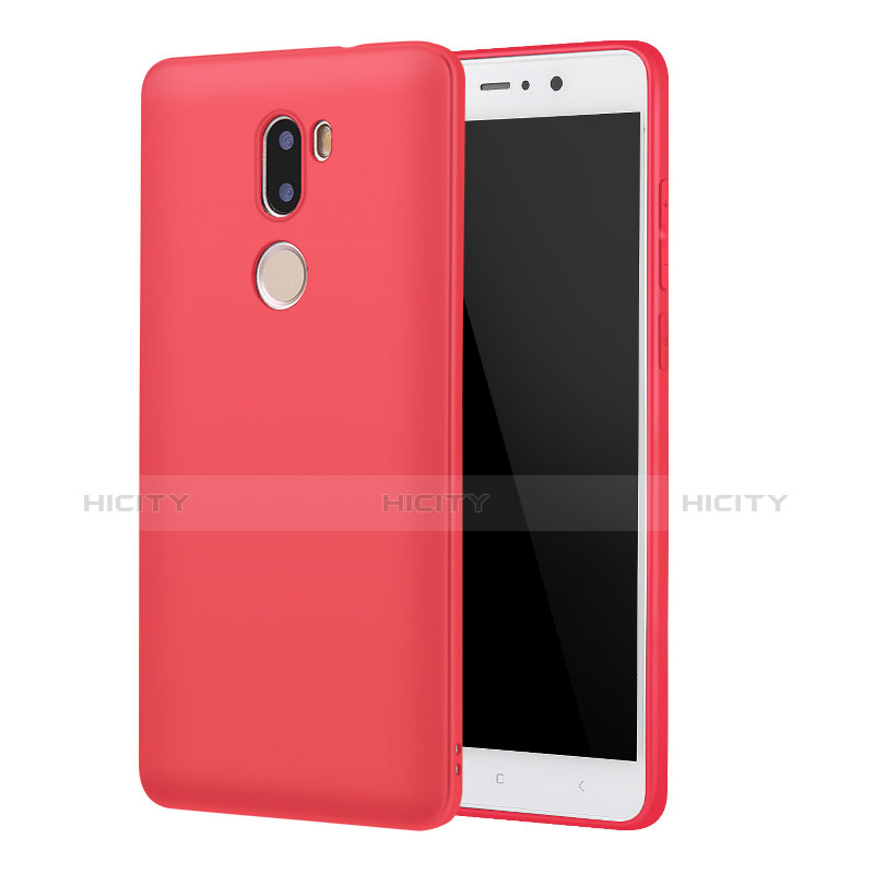 Coque Ultra Fine Silicone Souple Housse Etui S01 pour Xiaomi Mi 5S Plus Rouge Plus