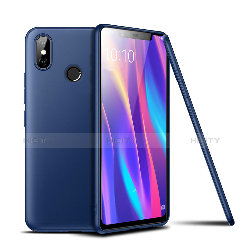 Coque Ultra Fine Silicone Souple Housse Etui S01 pour Xiaomi Mi 8 Bleu Plus