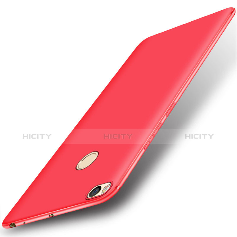 Coque Ultra Fine Silicone Souple Housse Etui S01 pour Xiaomi Mi Max 2 Rouge Plus