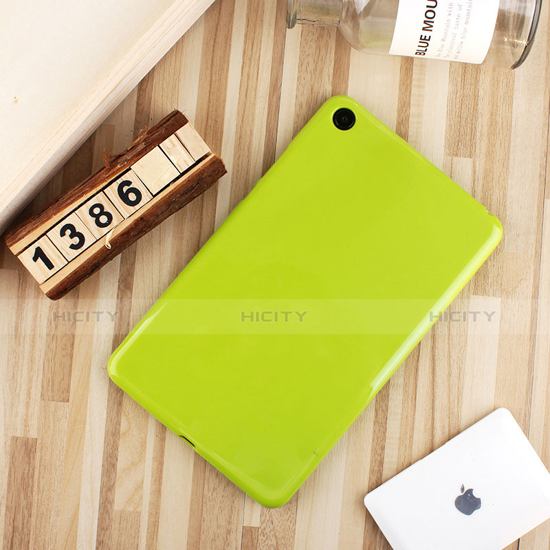 Coque Ultra Fine Silicone Souple Housse Etui S01 pour Xiaomi Mi Pad 4 Vert Plus