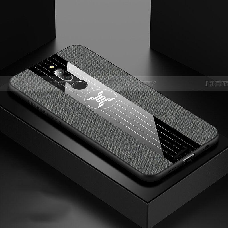 Coque Ultra Fine Silicone Souple Housse Etui S01 pour Xiaomi Redmi 8 Gris Plus