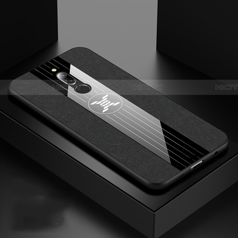 Coque Ultra Fine Silicone Souple Housse Etui S01 pour Xiaomi Redmi 8 Noir Plus