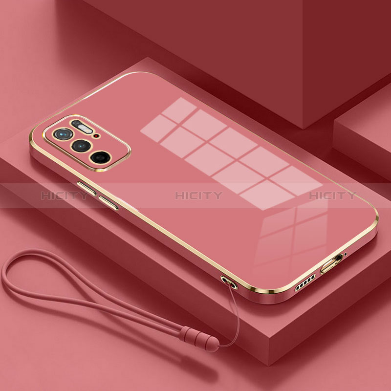 Coque Ultra Fine Silicone Souple Housse Etui S01 pour Xiaomi Redmi Note 10 5G Rouge Plus