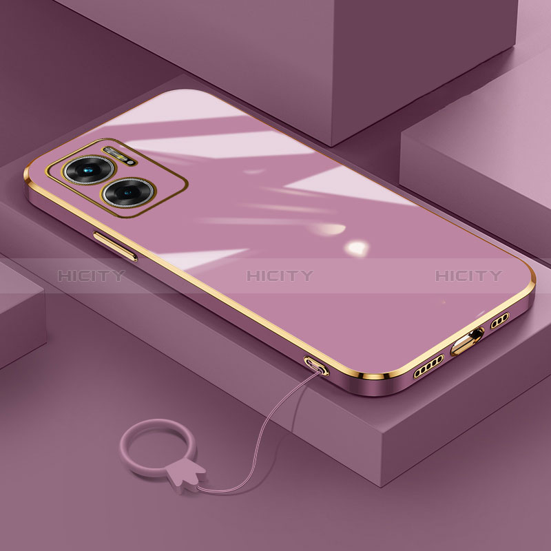 Coque Ultra Fine Silicone Souple Housse Etui S01 pour Xiaomi Redmi Note 11E 5G Violet Plus