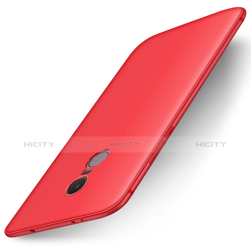 Coque Ultra Fine Silicone Souple Housse Etui S01 pour Xiaomi Redmi Note 4 Standard Edition Rouge Plus