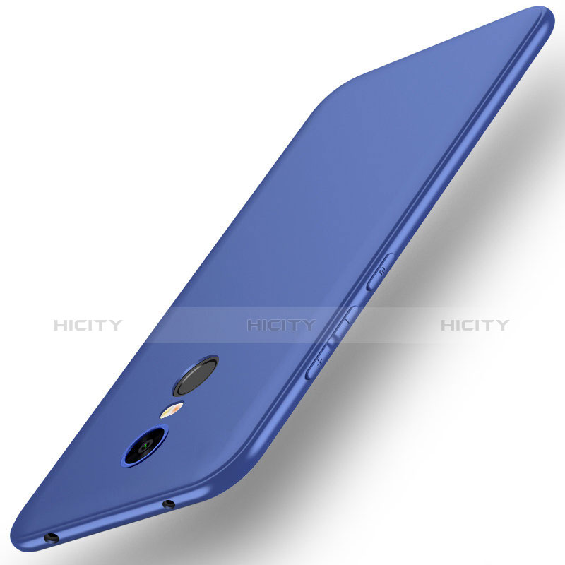 Coque Ultra Fine Silicone Souple Housse Etui S01 pour Xiaomi Redmi Note 5 Indian Version Bleu Plus