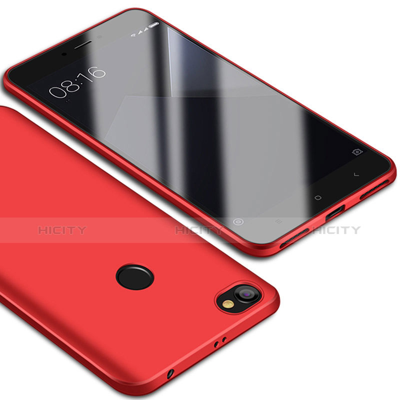 Coque Ultra Fine Silicone Souple Housse Etui S01 pour Xiaomi Redmi Note 5A High Edition Rouge Plus
