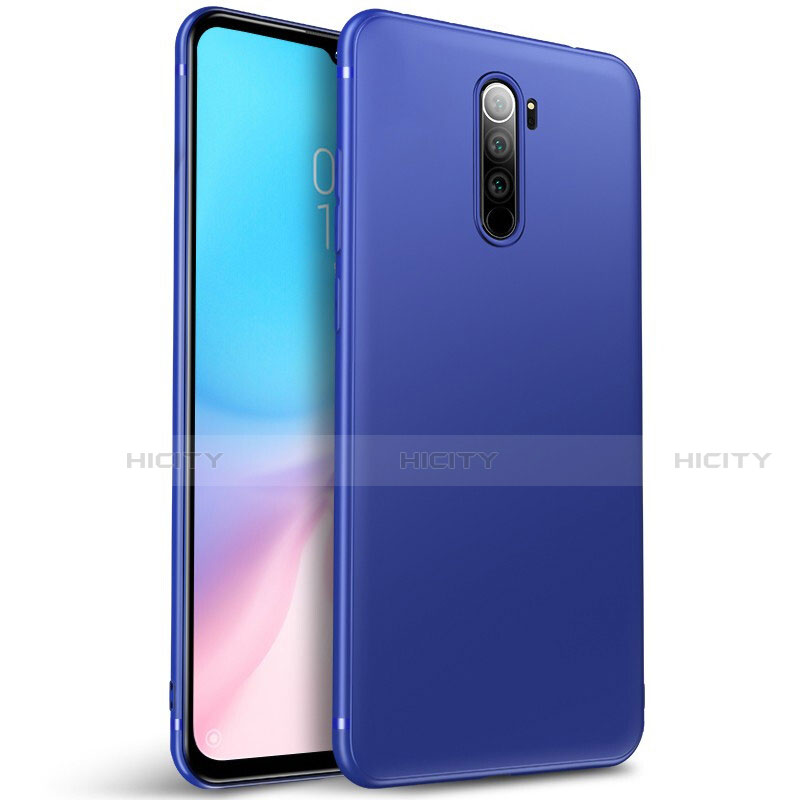 Coque Ultra Fine Silicone Souple Housse Etui S01 pour Xiaomi Redmi Note 8 Pro Bleu Plus